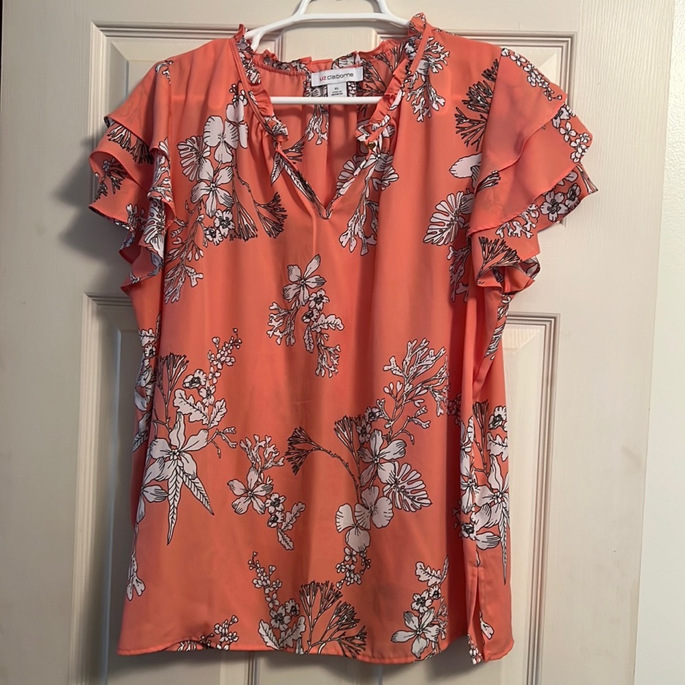 Ruffle Sleeve Blouse